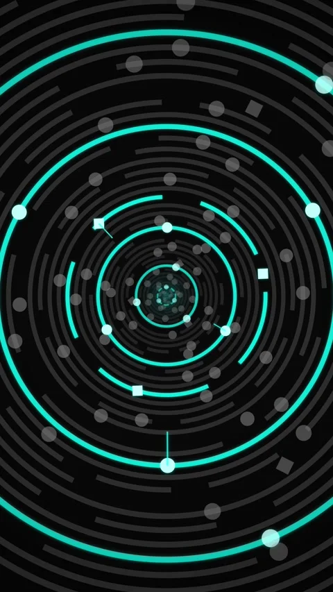 Abstract Digital Data Flow Visualization with Luminous Network Connections Stock Footage 344934212