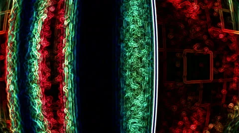 Abstract digital data forms flicker and pulse - Video Background 2279 HD, 4K Stock Footage 61519864