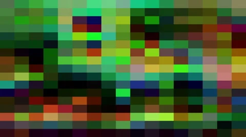 Abstract digital data forms flicker, ripple and pulse - TV Noise 0989 HD, 4K Video stock 62294010