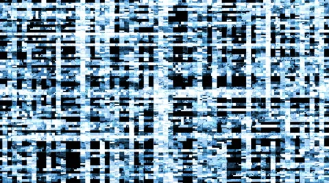 Abstract digital data forms flicker and pulse - TV Noise 0992 HD, 4K Stock Video Video stock 62294386
