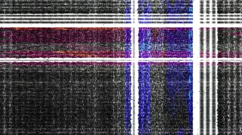 Abstract digital data forms flicker, ripple and pulse - TV Noise 0993 HD, 4K Video stock 62294479