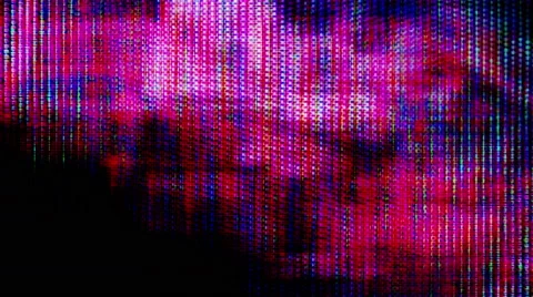 Abstract digital data forms pulse and flicker - Video Background 2097 HD, 4K Stock-Footage 50592135