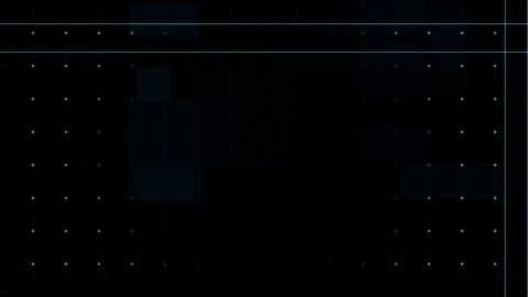 Abstract digital data grid background featuring high tech blue lines and fl.. Stockbeeldmateriaal 345003001