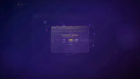 Abstract Digital Data Interface with Floating Geometric Shapes and Numerical Stock Footage 339317227