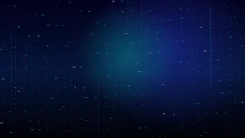 Abstract digital data matrix background with moving light Stock Footage 335936881