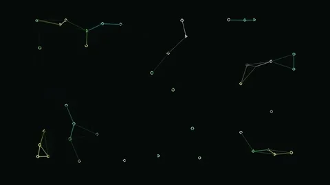 Abstract digital data network flow visualization for modern corporate backg.. Stock Footage 342159838