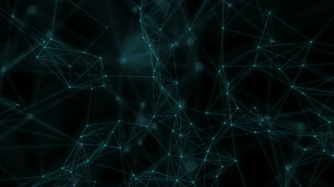 Abstract digital data nodes and connection paths within any type of network or Stock Footage 108471385