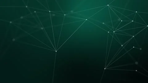 Abstract digital data nodes and connection paths with smooth motion Stock-Footage 130577665