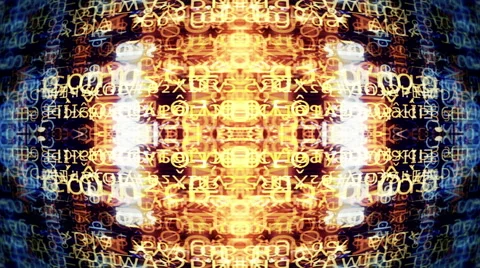 Abstract digital data with numbers and light effects - Future Tech 0126 HD, 4K Video stock 51024417