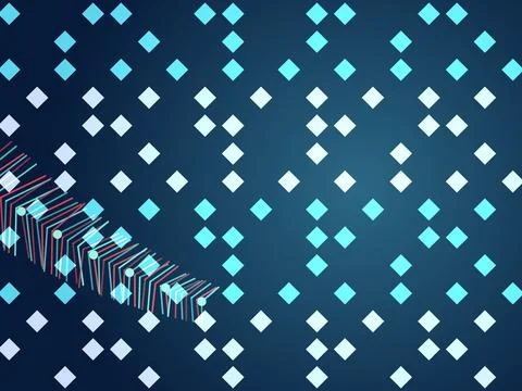 Abstract Digital Data Pattern Stock Photos