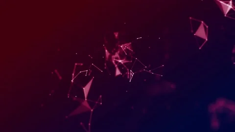 Abstract Digital Data Plexus Technology Background Loop Stock Footage 151975528
