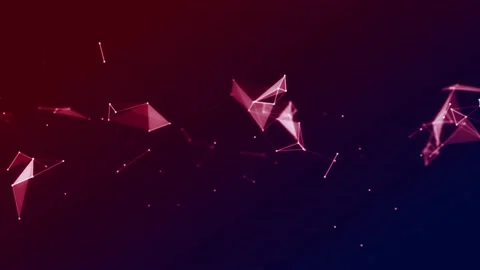 Abstract Digital Data Plexus Technology Background Loop Stock Footage 151975529