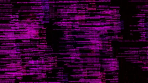 Abstract digital data processing on black background, seamless loop. Animation Stock-Footage 139137570