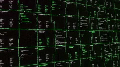 Abstract digital data report of an enterprise, seamless loop. Animation Stock Footage 146416578