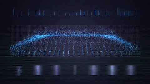 Abstract Digital Data Representing Futuristic Graph Elements Vidéo 310952807