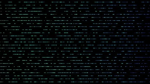 Abstract digital data stream animation with glowing blue lines and dots on .. Stock Footage 325855529