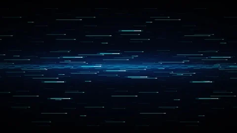 Abstract digital data stream background, with glowing blue, light trails an.. Stock Footage 337558030