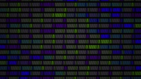Abstract Digital Data Stream Background with Flickering Binary Code and Geo.. Stock Footage 340493486