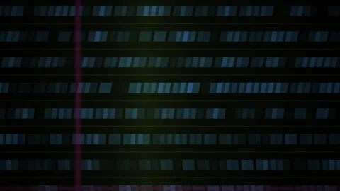Abstract Digital Data Stream Background with Flickering Blue Binary Code Bl.. Stock Footage 341779246