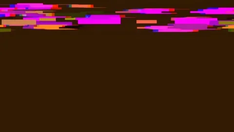 Abstract digital data stream background glitch visualization technology Stock Footage 342114944