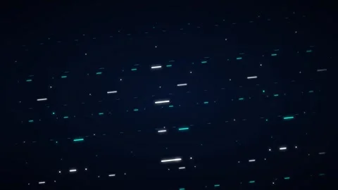 Abstract digital data stream background, with glowing cyan, and white movin.. Stock Footage 344860551