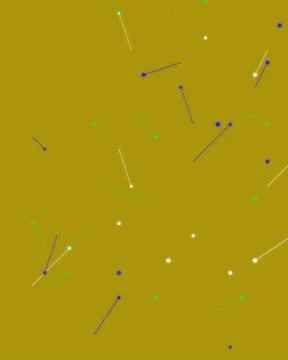 Abstract Digital Data Stream Background with Particles and Moving Lines on .. イラスト素材