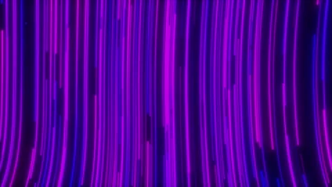 Abstract Digital Data Stream, Circular Big Data Light Speed Flow Stock Footage 336833569