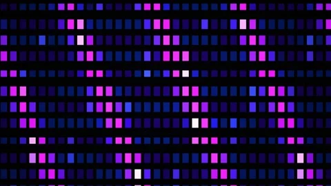 Abstract Digital Data Stream Flowing with Purple and Blue Lights. Stock Footage 334443267