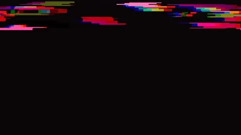 Abstract digital data stream flowing on dark background, modern technology .. Stock Footage 342203441