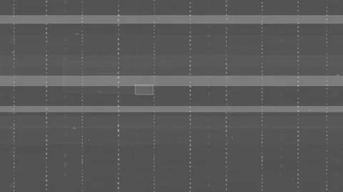 Abstract Digital Data Stream with Glitchy Horizontal Lines and Moving Binary Stock Footage 336778643