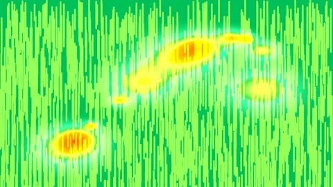 Abstract Digital Data Stream with Glowing Blue Nodes and Orange Energy Flow Stock Footage 336264004