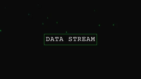 Abstract digital data stream visualization representing information transfe.. Stock Footage 337655358