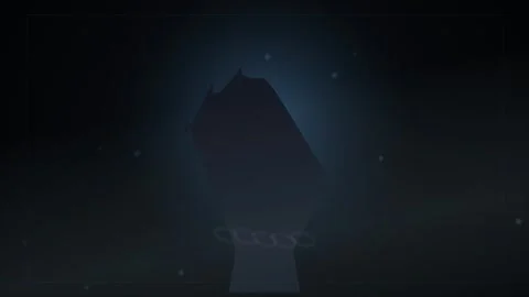 Abstract digital data stream visualization on dark background technology loop Stock Footage 344639845