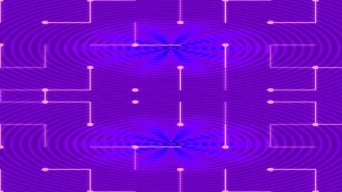 Abstract digital data streams connecting glowing geometric network lines on.. Stock Footage 339789378