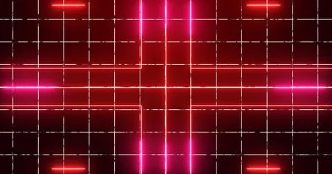 Abstract digital data technology animated lines futuristic background. Tran.. イラスト素材