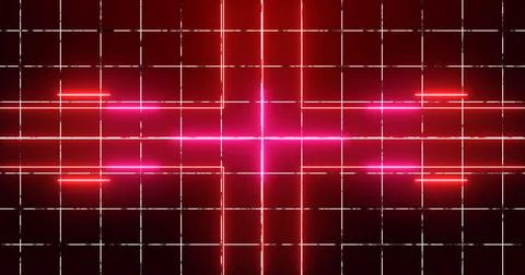 Abstract digital data technology animated lines futuristic background. Tran.. Stock Illustration