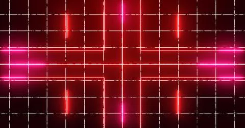 Abstract digital data technology animated lines futuristic background. Tran.. イラスト素材