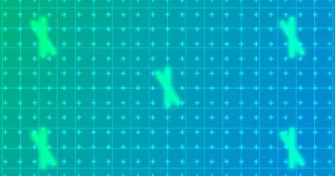 Abstract Digital Data Technology Geometric Design BG.Features animated geom.. Stock Illustration