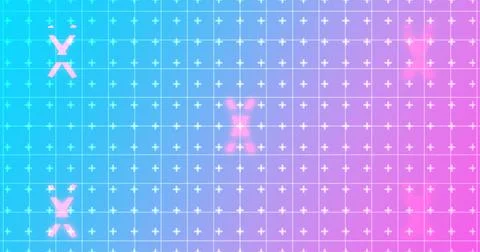Abstract Digital Data Technology Geometric Design BG.Features animated geom.. Stock Illustration