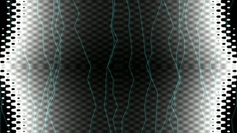 Abstract digital data transfer background with glowing neon wave lines and .. Stock Footage 333108843