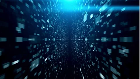 Abstract Digital Data Tunnel Background 스톡 동영상 314932343