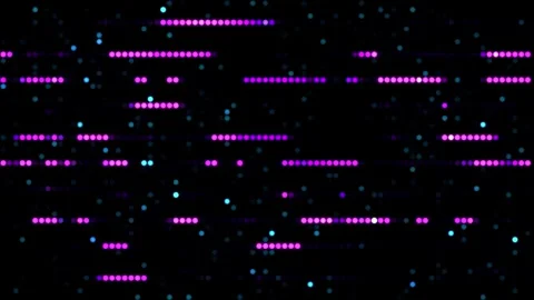 Abstract digital data visualization background with glowing pink and blue Stock-Footage 336383470