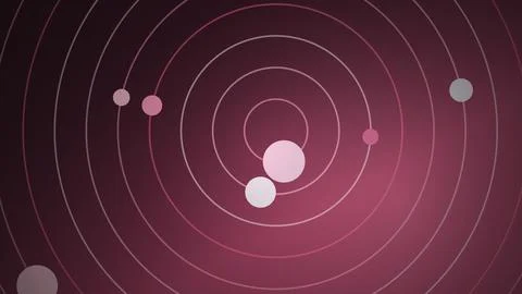 Abstract digital data visualization with circular patterns Stock Illustration