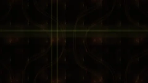Abstract Digital Data Visualization with Glowing Geometric Lines and Grid P.. Stock Footage 340493515