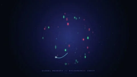 Abstract Digital Data Visualization with Glowing Nodes and Connecting Lines on Video stock 344774290