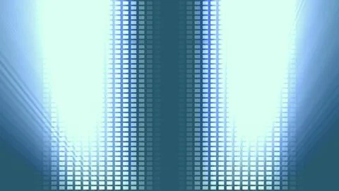 Abstract digital data visualization with glowing light effects. Modern Stock Illustration