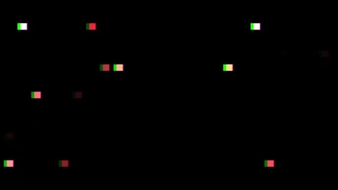 Abstract Digital Data Visualization with Red and Black Elements Stock Footage 338222928