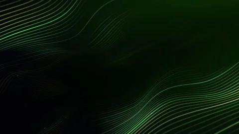 Abstract digital data wave with glowing particles and dynamic lines on a da.. Stock Footage 320373818