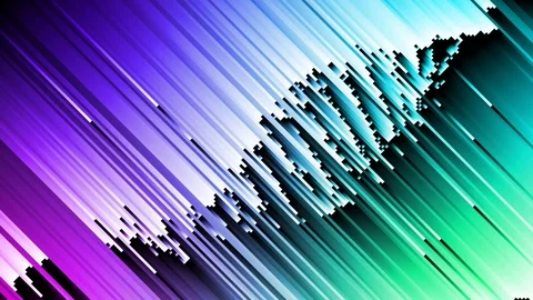 Abstract Digital design animation. Pixel sorting glitch Video Damage. Gradient 動画素材 99842475