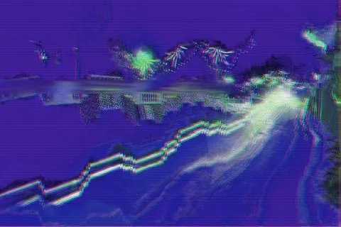 Abstract digital design backdrop glitch error 스톡 사진